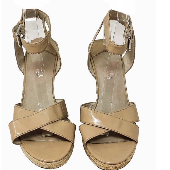 Michael Kors Tan Espadrille Wedges - Picture 4 of 9